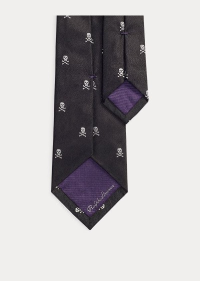 Men's Ralph Lauren Skull-and-Crossbones Repp Ties | 394265HAG